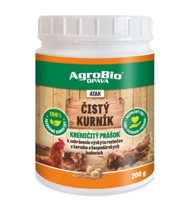 Čistý kurník ATAK kremičitý prášok 200g AgroBio – BauSHOP Stavebniny Široke Čistý kurník ATAK kremičitý prášok 200g AgroBio BauSHOP Stavebniny Široke Akcia 29646