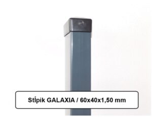 Stlpik Galaxia PVC 2,2 m,4x6cm,RAL 7016 BauSHOP Stavebniny Široke Akcia 27526