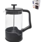 Kanvica borosil. sklo/UH french press 0,9 l BLACK BauSHOP Stavebniny Široke Akcia 30364