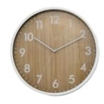 Hodiny nástenné pr.30,5cm,PH,sklo,kov BIE/imitácia dreva BauSHOP Stavebniny Široke Akcia 30483