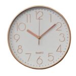 Hodiny nástenné pr.25cm,3D ciferník,PH,sklo,kov RUŽ-ZLA/BÍ BauSHOP Stavebniny Široke Akcia 30485