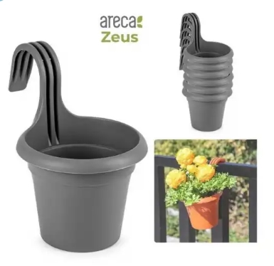 Kvetináč na balkón ZEUS antracit 18x27x25,5cm – BauSHOP Stavebniny Široke Kvetináč na balkón ZEUS antracit 18x27x25,5cm BauSHOP Stavebniny Široke Akcia 30502