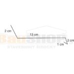 LPL Lišta 1,5 x 13 x 3 x 7 x 1,5 cm - 2m 8017 OKAP BauSHOP Stavebniny Široke Akcia 44294