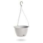 Kvetináč RATOLLA Round W240 biely BauSHOP Stavebniny Široke Akcia 22457