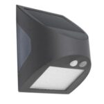 LED šedé nástenné solárne svietidlo 3W / 3000K / 4000K BauSHOP Stavebniny Široke Akcia 30606