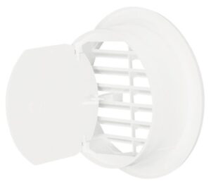 Mriežka vetracia VM kruhová uzatvárateľná 110mm plast biela BauSHOP Stavebniny Široke Akcia 994834 (2)