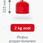 Náplň 2 kg - propán - bután Výmena LPG BauSHOP Stavebniny Široke Akcia 128011