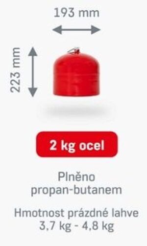 Náplň 2 kg - propán - bután Výmena LPG BauSHOP Stavebniny Široke Akcia 128011