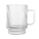 Hrnček Selena sklo 300ml pásiky BauSHOP Stavebniny Široke Akcia 31208