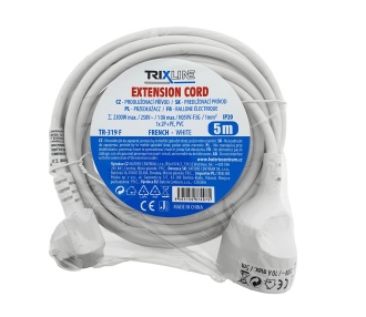 Predlžovací kabel TR 319F 5m FRENCH 1mm – BauSHOP Stavebniny Predlžovací kabel TR 319F 5m FRENCH 1mm BauSHOP Stavebniny Široke