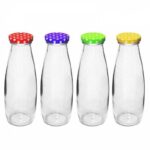 Fľaša na sirup/šťavu TO48 230ml číre sklo, balenie 12ks, viečko bodky BauSHOP Stavebniny Široke Akcia 78894