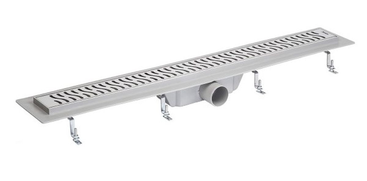 14215.jpg Lineárny sprchový žľab, perforovaný nerez 700mm, Harmony – Obrázok 1