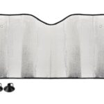 Slnečná clona strieborná 130×60 cm AMiO-01531 | BauSHOP Stavebniny Široké Akcia
