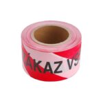 Páska výstražná ZÁKAZ VSTUPU 75 mmx100m červeno-biela